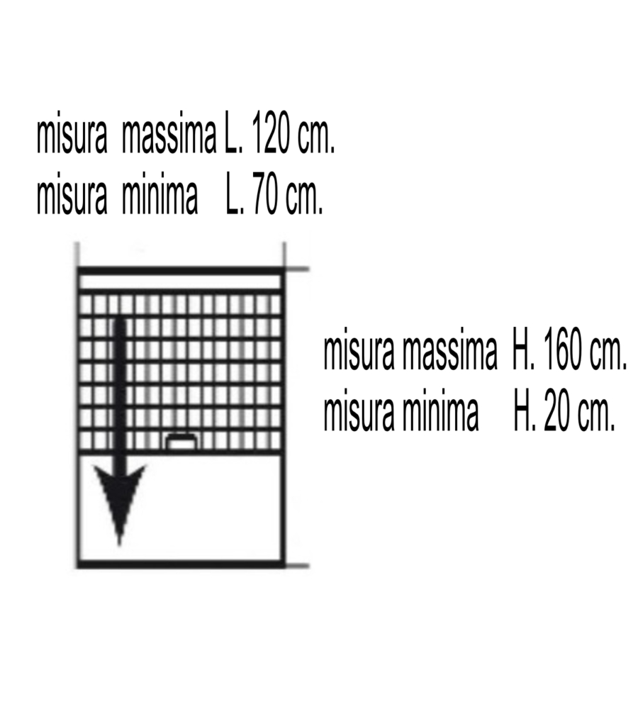 Zanzariera per finestre bronzo slim, 120x160 cm